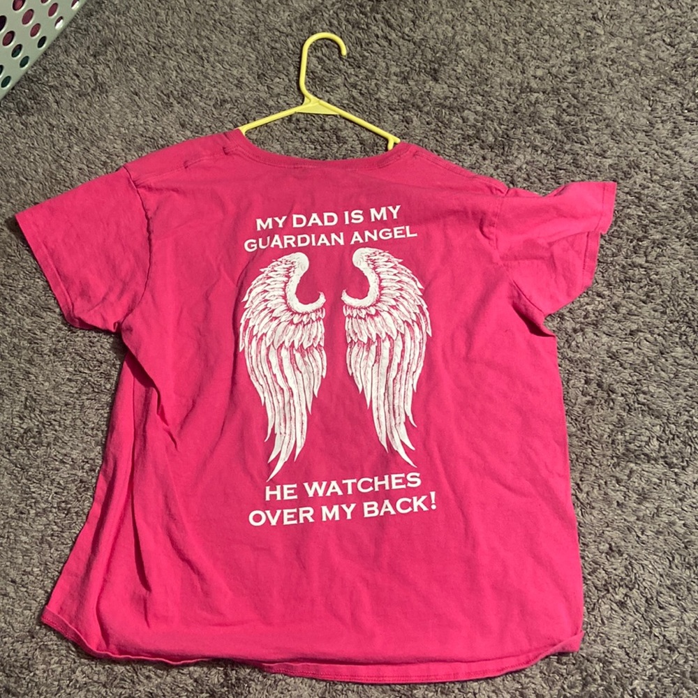 Dad guardian angel shirt